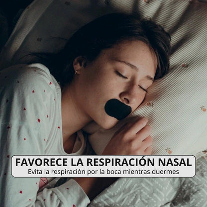 Cinta bucal para dormir