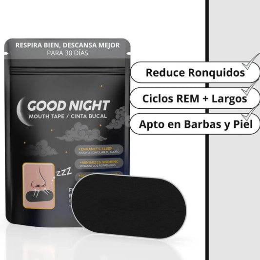 Cinta bucal para dormir